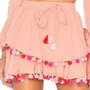 Majorelle Caypso Pom Pom Skirt